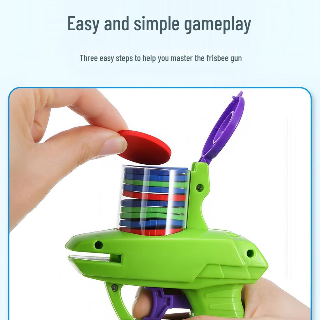 Cross-Border Flying Saucer Radish Soft Bullet Toy Gun - Safe & Fun for Kids, Parent-Child Play