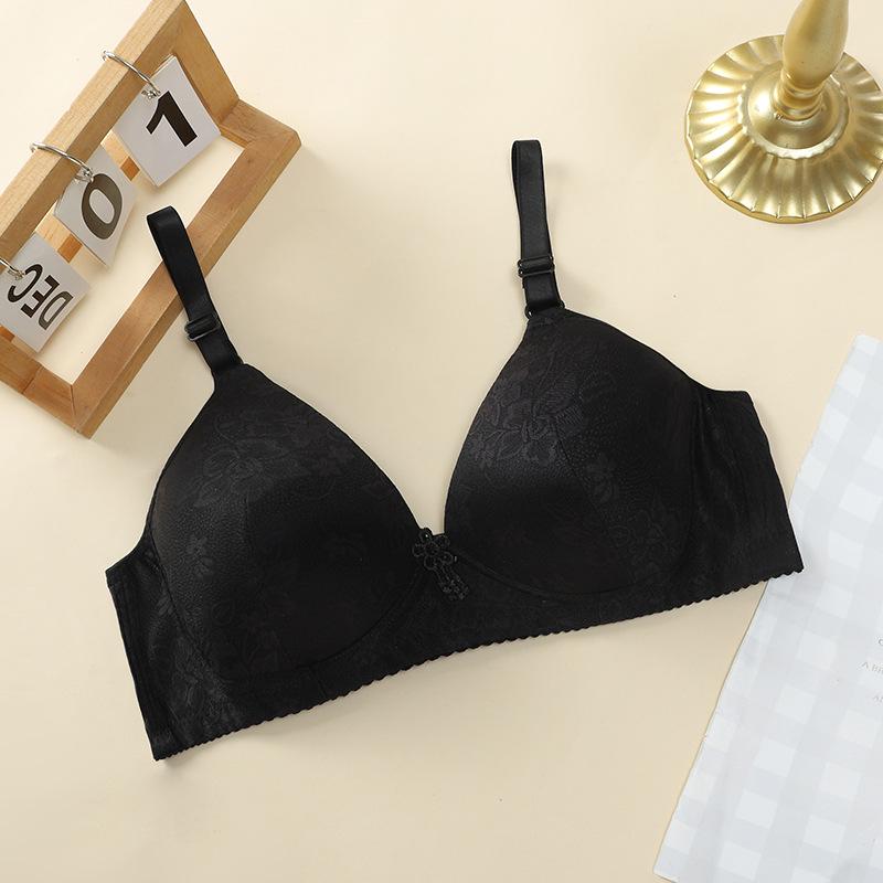 Comfortable No-Wire Bra for Middle-Aged Women - Anti-Sagging, Supportive Underwear for Moms and Seniors