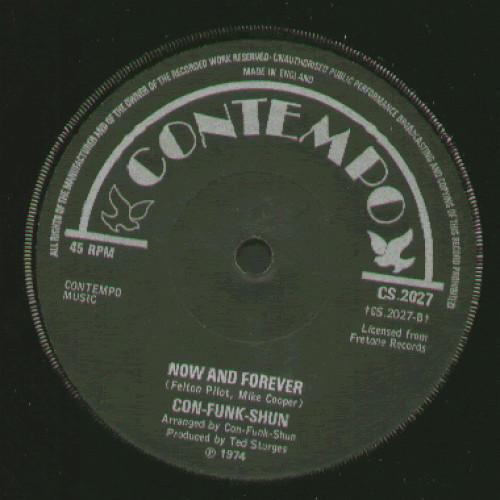 7inch Record CON FUNK SHUN - Clique CS2027 Contempo 1974 UK Soul/Funk Used