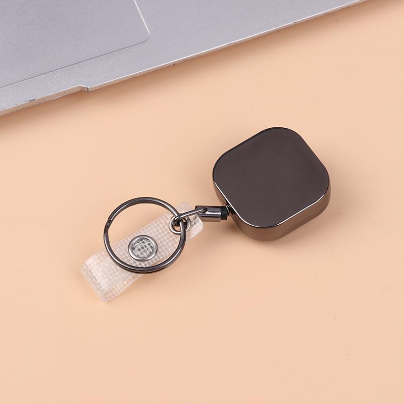 

Buckle Elastic Keychain Anti-Theft Retractable Key Holder Key Ring Accessories