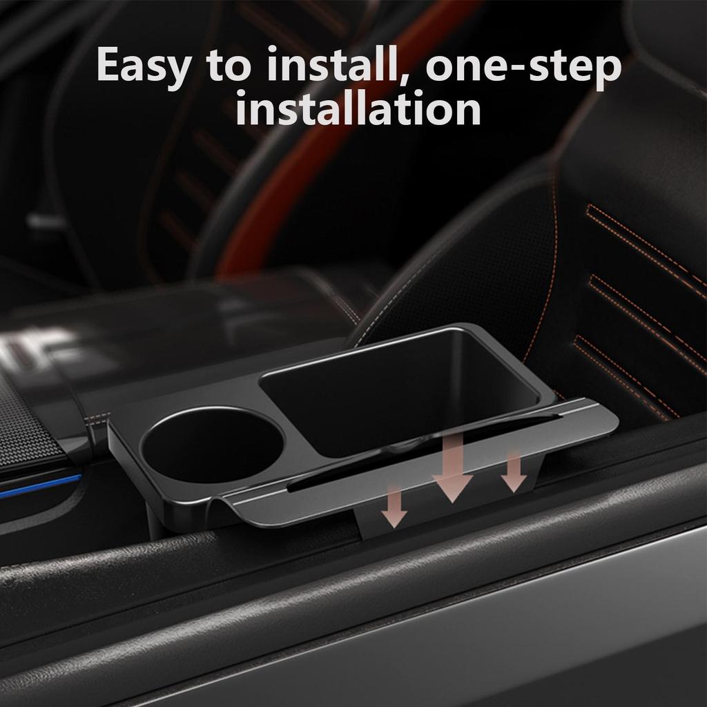 Car Cup Holder Phone Mount Organizer Auto Interior Storage Tray Door Window Pocket Rack Multifunctional Drink Holder Storage