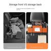 Multifunctional Car Backseat Organizer PU+Plastic Car Interior Storage Bag