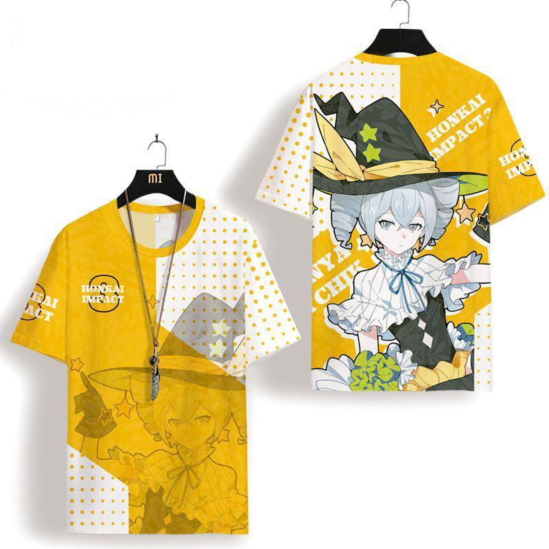 New Game Honkai Impact 3rd Kiana Kaslana T-Shirts 3D Print Kid Anime Tee Men Women Short Sleeve O-Neck T Shirt Harajuku Y2k Tops