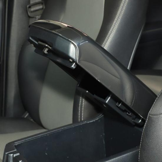 Gloss Black Center Console Armrest Box Panel Decor Cover Trim For 4Runner 2010+