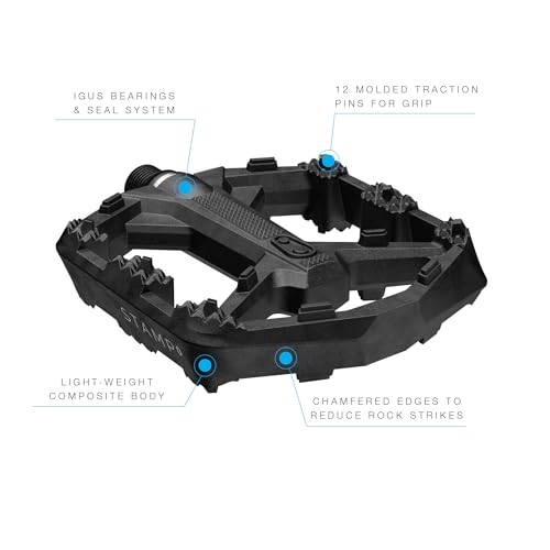 CRANKBROTHERS Stamp 0 Pedals, Black