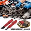 2Pcs Carbide Gasket Scraper with Non-Slip Handle Automotive Repair Tools for Cleaning