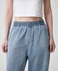 MUSINSA STANDARD WOMAN Women'S Lightweight Wide Elastic Denim Pants [Light Indigo]