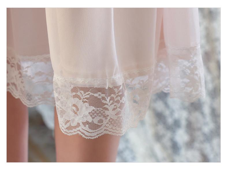 Elegant French Lace Modal Princess Nightgown - Women's Long Sleeve Sleepwear for Spring and Autumn