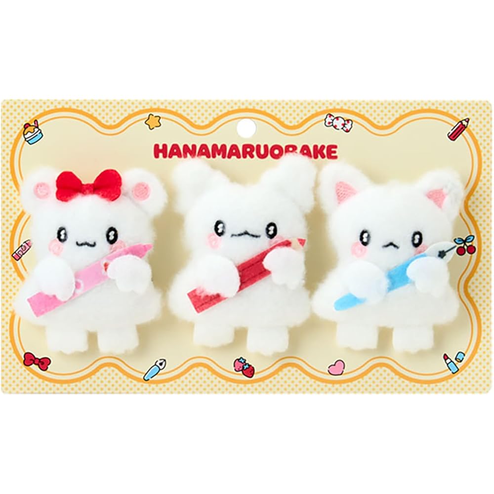 Sanrio Mascot Brooch Set Friends Together Hanamaru Ghost Age 3 and Up