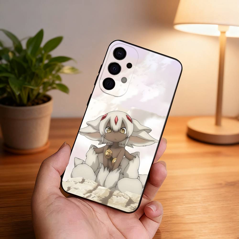 Anime Made In A-Abyss F-Faputa Phone Case For Samsung S25,S24,S21,S22,S23,S30,Ultra,S20,Plus,Fe,Lite,5G Black Cover