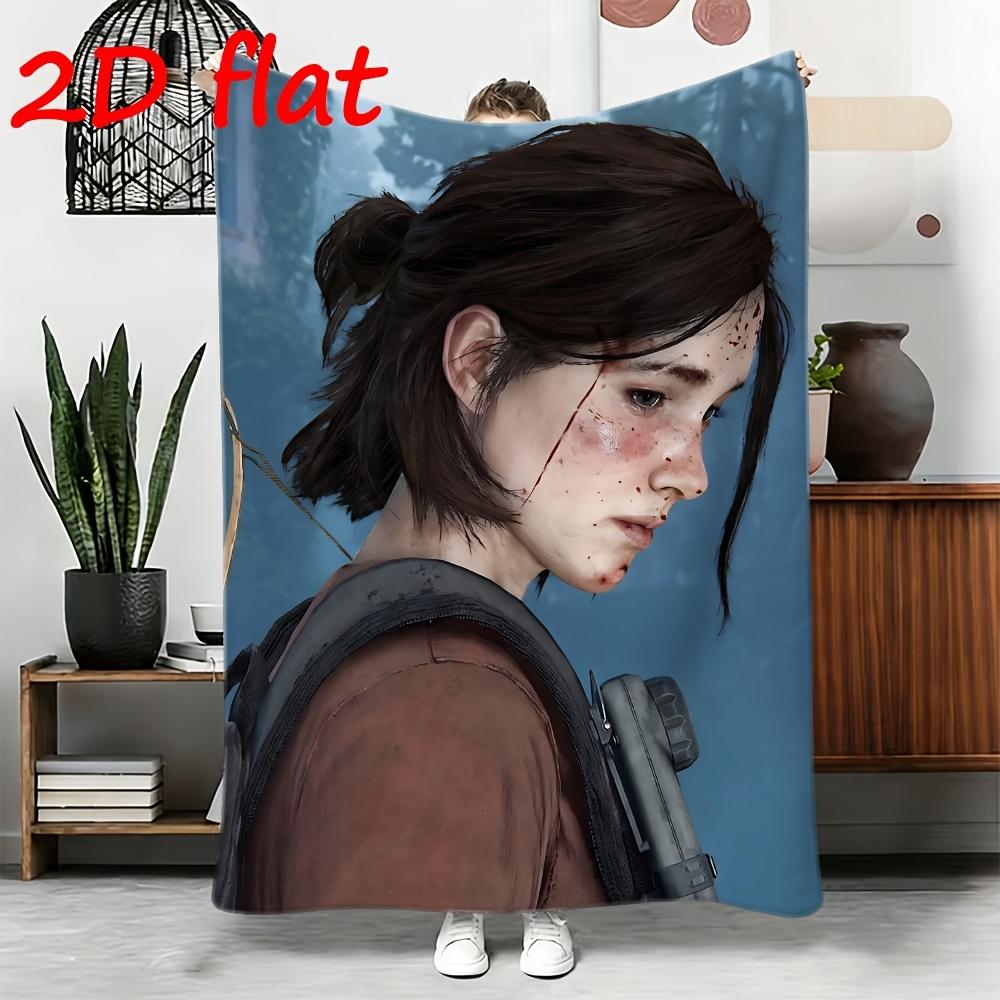 Large Anime Character Art Throw Blanket 150X200Cm Cozy Gift For Manga Gaming Bedroom Decor Illustration