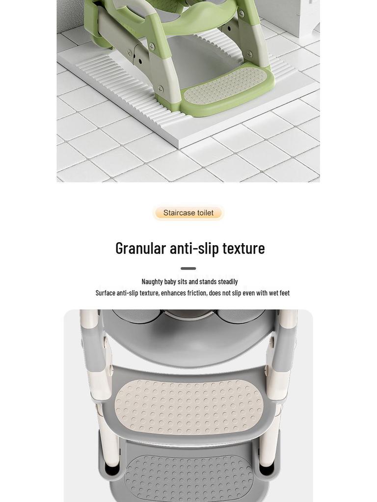 Foldable Toddler Potty Training Seat with Step Stool