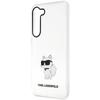 Etui do Samsung Galaxy S23 Karl Lagerfeld Ikonik Choupette Przezroczyste