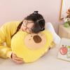 New Kapibara fried chicken thighs plush toy cute capybara throw pillow girl children's birthday gift