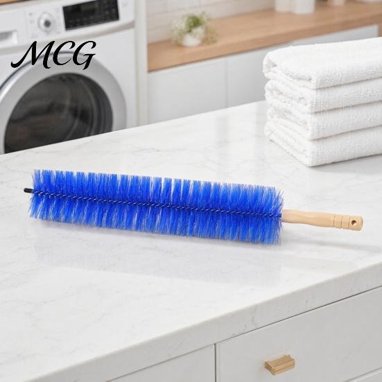 Fan Blade Cleaning Brush Brush, Reusable Dust Collector, Non-Detachable Bendable Design, Removal Multifunctional for Blinds Cobwebs Easy Clean
