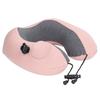 Travel Neck Pillow U Shaped Press Inflatable Head Rest Cushion with Storage Bag for Traveling