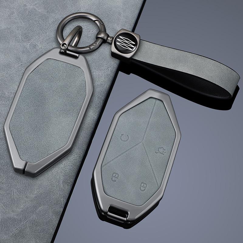 Leopard 5, 7, 8 Titanium Key Case with Metal Buckle - Dedicated Protective Shell
