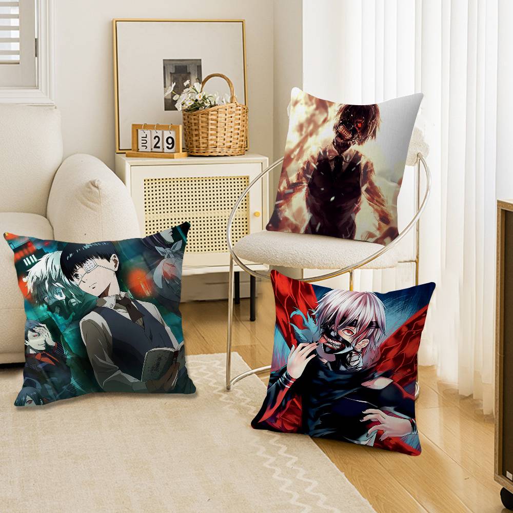 Manga T-Tokyo Ghoul Personalisiertes Bild Text Heimdeko Kissen Haushaltsgeschenke 45x45cm