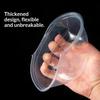 50 Pcs Disposable Transparent Heavy Duty Plastic Bowls For Ice Cream Dessert Fruit Salad Picnic Wedding Party Food Container