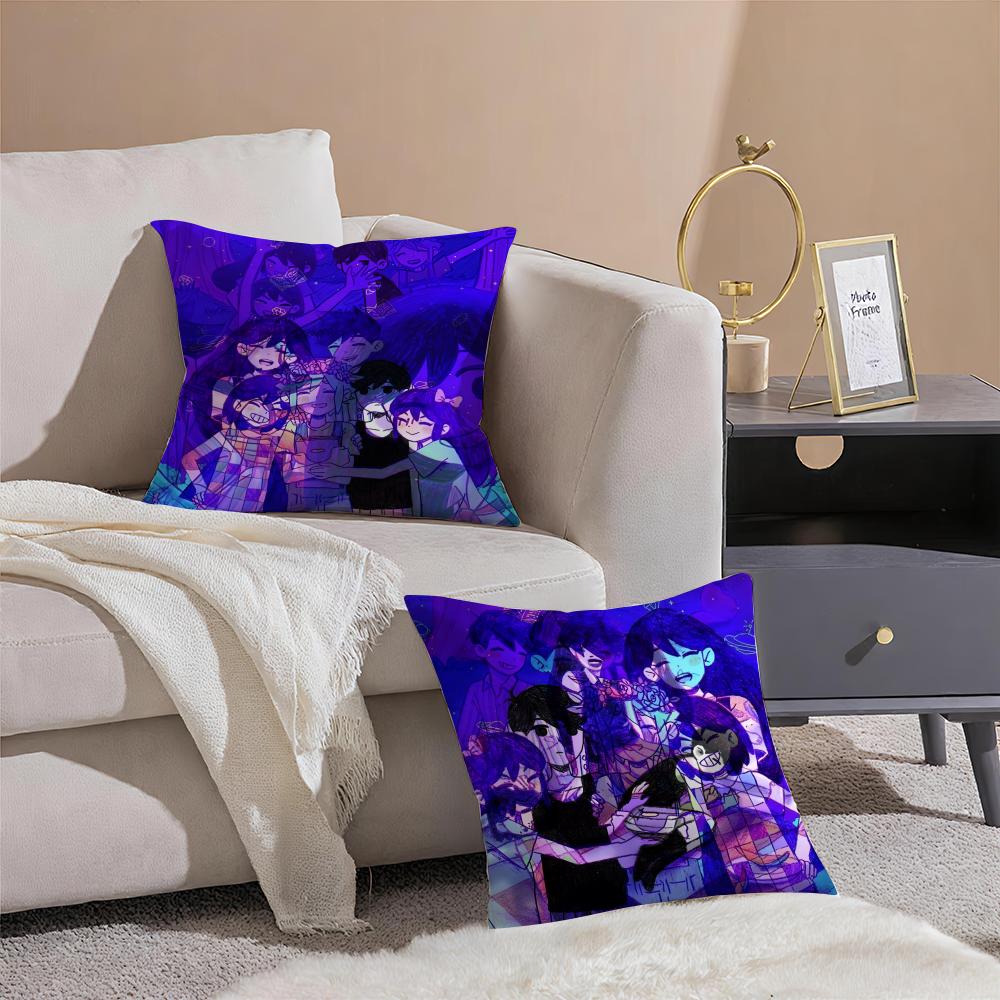 Horror Game O-Omori Personalized Pillow Case Pattern Printed Pillowcase For Living Room Sofa Cushion Cover & Bedroom Decor