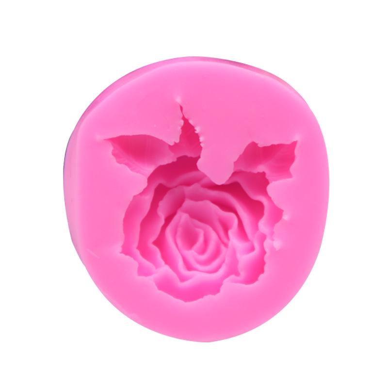 3d Large Bloom Rose Silicone Cake Molds Flower Fondant Mold Cupcake Jelly Chocolate Decoration Baking Tool Moulds Resin Molds