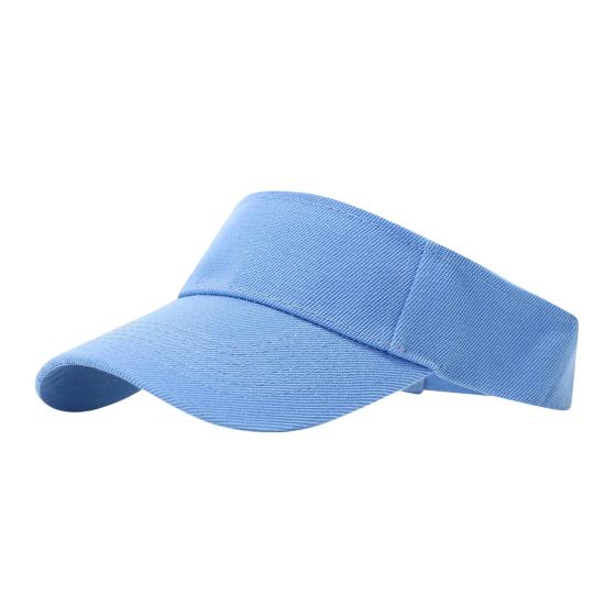 Summer Sun Hat, Visor Hat for Men And Women, Open Top Extended Curved Brim UV Protection Hat, Adjustable Elastic Band Hat for Sports Tennis Golf