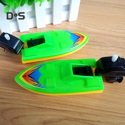 Plastic Wind-up Speed Boat Motorboat Kids Children Summer Water Sports Bath Toy