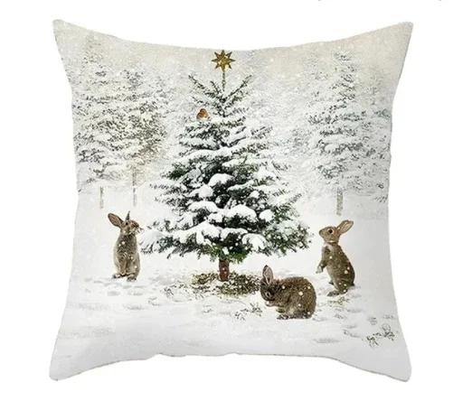 Christmas Pillowcase Cushion Cover Christmas Decorations for Home Christmas Ornament Gift Happy New Year