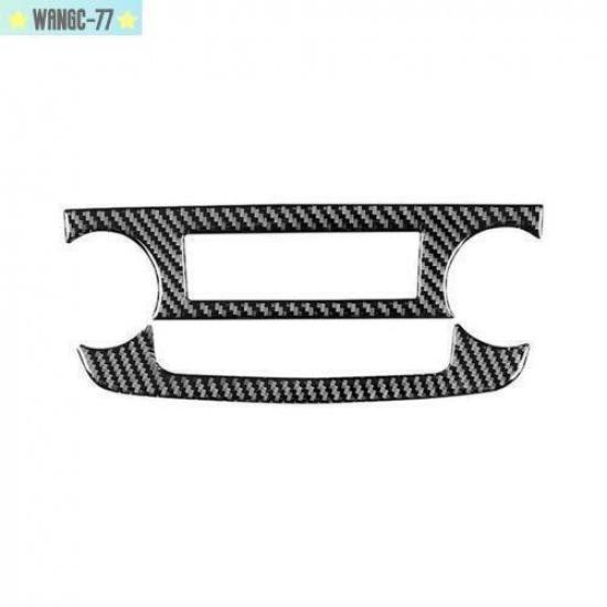 For Honda CR-V CRV 07-11 Carbon Fiber Interior Center Console CD Panel Cover New