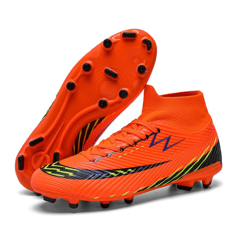 New Men'S High-Top Football Shoes With Long Nails And Broken Nails. Teen Students Anti-Skid Professional Training Football Shoes For Men