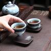 Ebony Wood Kung Fu Tea Coaster Set