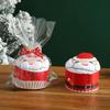 3pcs Christmas Soft New Christmas Hand towel Red Santa New Year gift Hand wash Face towel Home bathroom