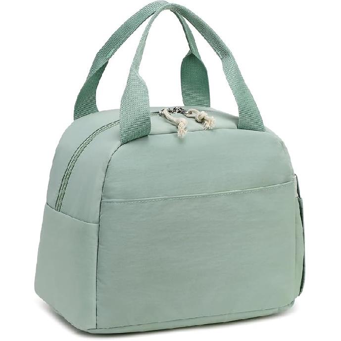 LEDAOU Lunch Box for Women Insulated Lunch Bag Corduroy Lunch Tote Bags Leakproof Cooler Lunch Case for Travel Work Picnic