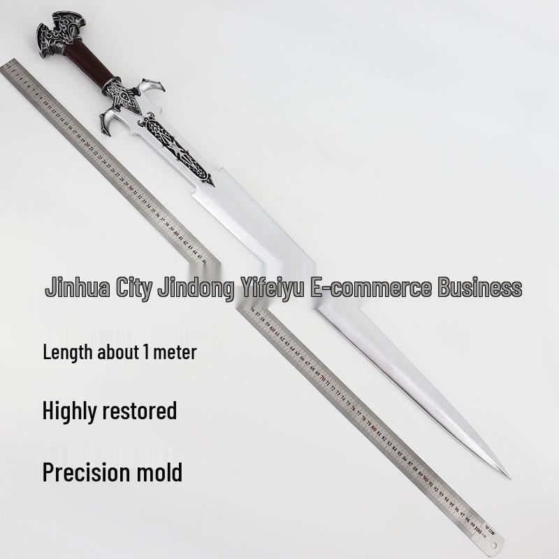 Lord of the Rings Western Sword Ornament: PU Rubber Toy Sword for Roman Knight Role Play