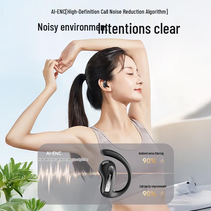 Philips TAQ2120 Open-Ear Wireless Bluetooth Sports Headset