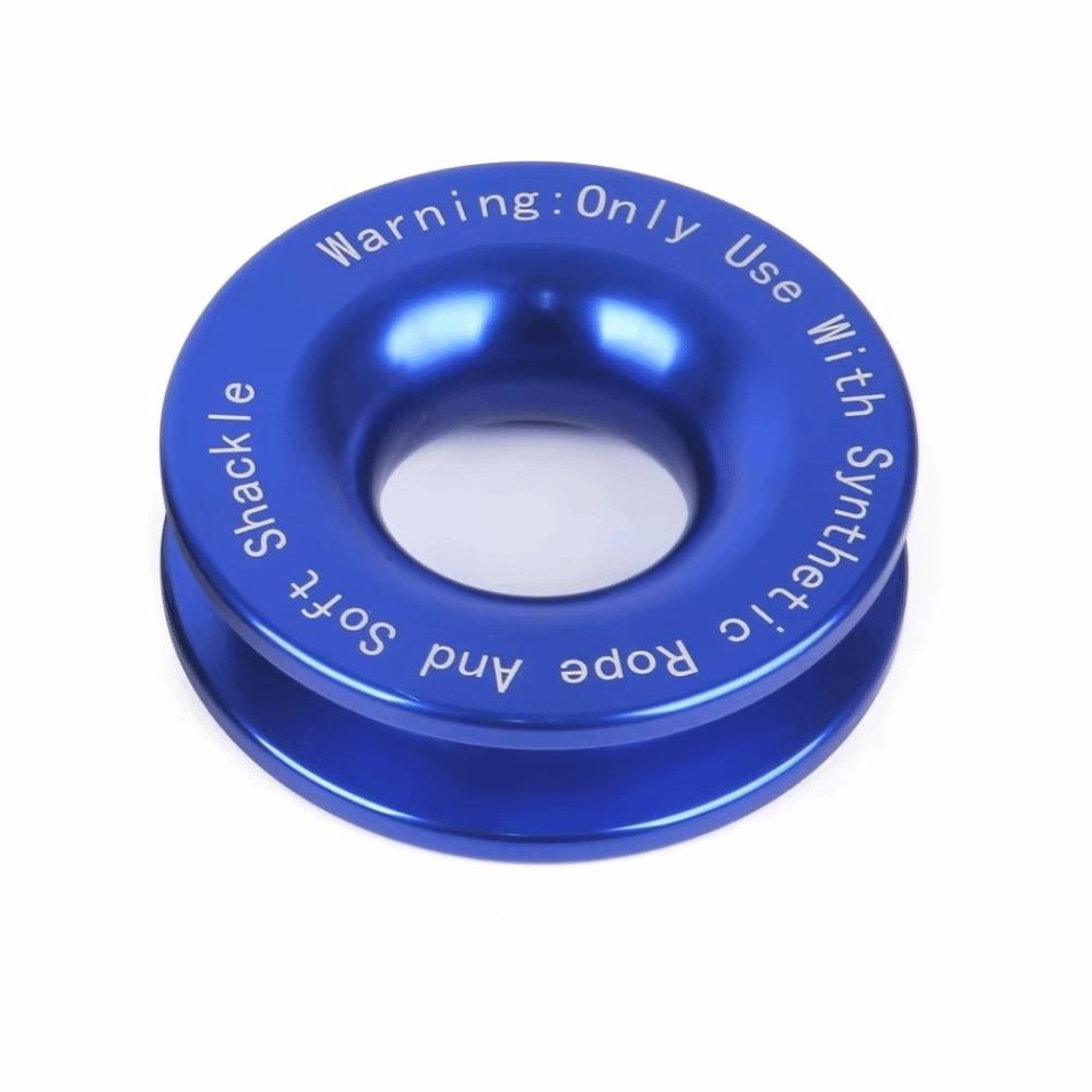 41000lbs Break Strength Rope Retention Pulley Soft Shackle Recovery Ring Off-Road Vehicle Recovery
