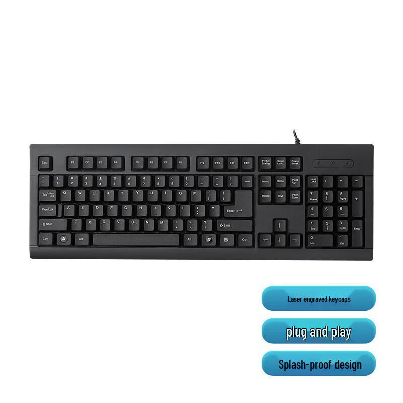 

Wired Office Keyboard and Mouse Combo