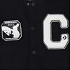 Converse CNY Baseball Jerseys Men's Black Baseball Collar Moderate Straight Fit 10025502-A02