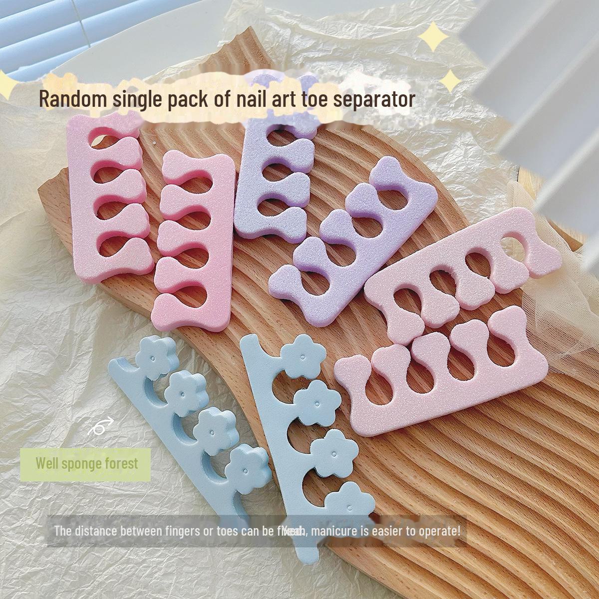 

Разделитель для пальцев ног из одноцветной губки и хлопка 1 piece