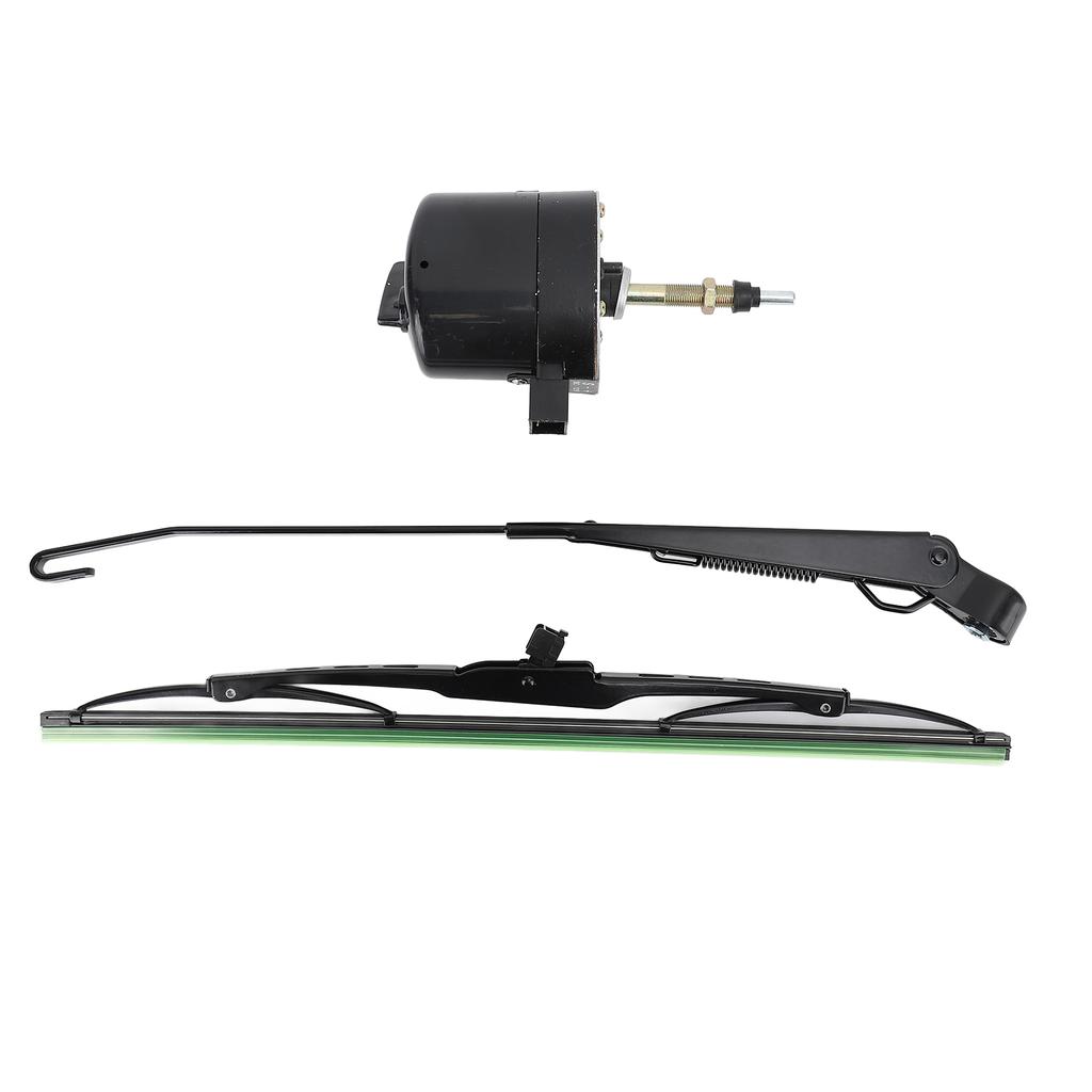 Windshield Wiper Motor Kit 7731000001 Long Shaft 12v Universal Wiper Motor with Arm and Blade for