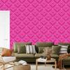 Geometric rhombus wallpaper, purple background, purple center, 50x1000
