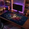 Bologna FC Theme Pattern Mouse Pad, Soccer Logo Design XXL Gaming Desk Mat Non-Slip Computer Mouse Pad