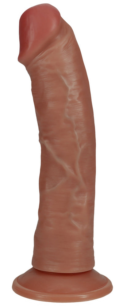 Rotating Curved Dildo 20 X 4.6 Cm Latino - Ultra Realistic Skin by RealRock - Vibrating Dildos