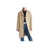 Calvin Klein Solid Color Lapel Single Breasted Long Sleeve Coat Men Coats Khaki 40698ST