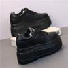 Fashion 8CM Platform Sneakers for Women White Shoes Heel Comfortable Non Slip Genuine Leather Women Casual Shoes Walking