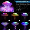 Battery-Powered RGB LED Floating Swimming Lights, Waterproof Color Shift Pool Lamps,Outdoor Garden Ornament for Christmas Parties & Holiday Gatherings