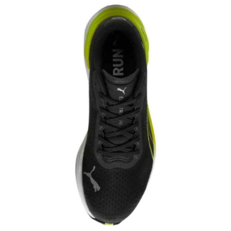 Puma Electrify Nitro 3 Bequeme Rutschfeste Niedrige Laufschuhe Herren Schwarz Grün Weiß 378455-10