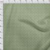 oneOone Cotton Flex Green Fabric Geometric Sewing Craft Projects Fabric Prints By Yard 40 Inch