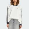 adidas Originals Jacquard Casual Culture Striped Loose Long Sleeve T-Shirt Women Tops KG3711