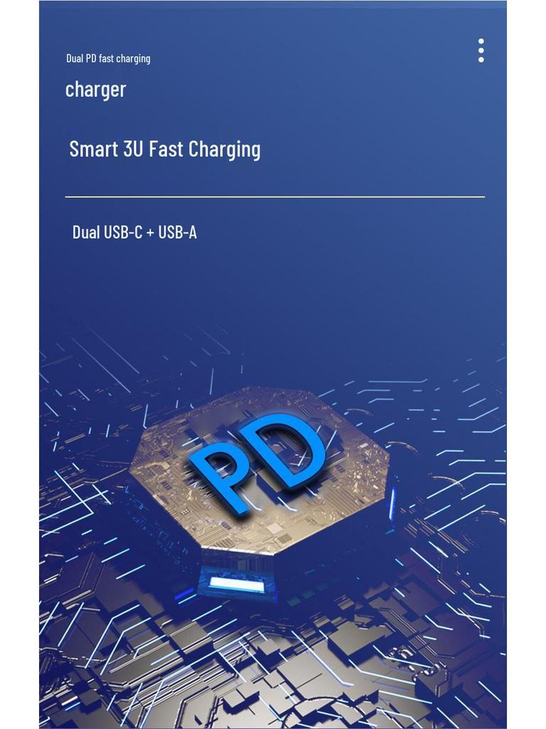S22 65W Fast Charger for Samsung - Dual Port (USB-C & A) with UK/EU/US Specs